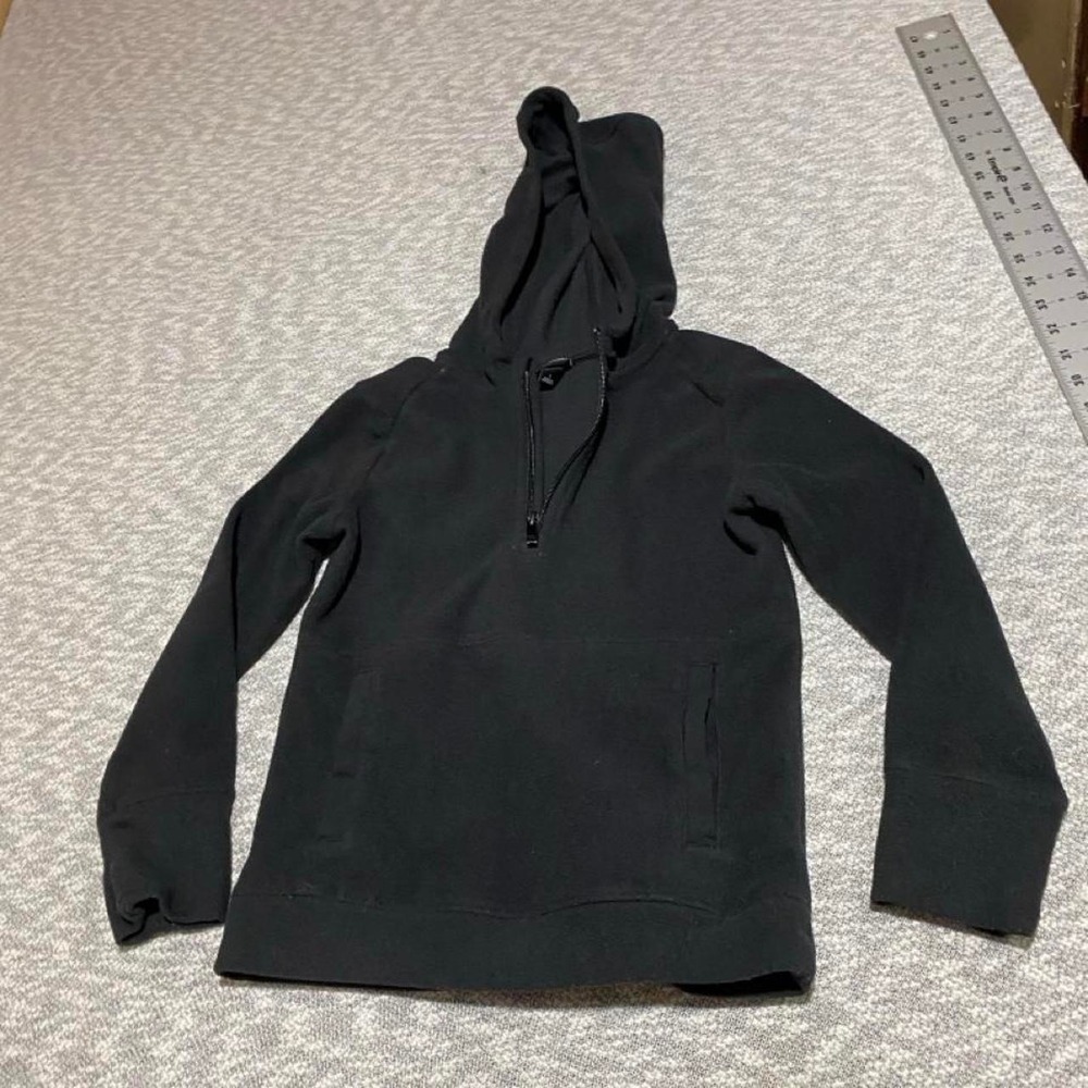 All in motion Black  quarter zip hoodiekids size S(6-7). SKU-A707#athletic